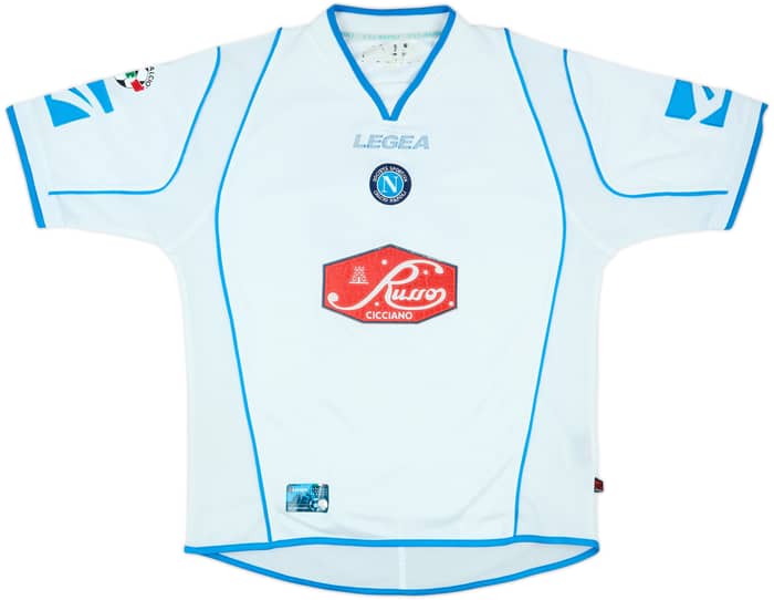 2003-04 Napoli Match Issue Away Shirt Montervino #31