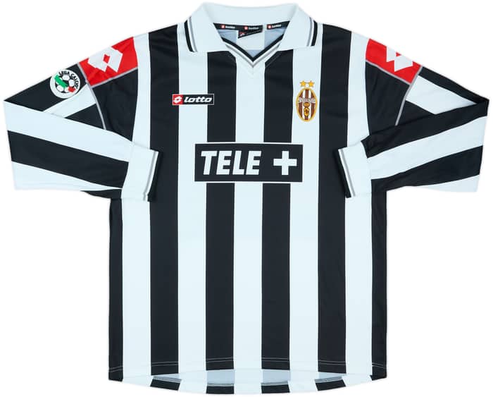 2000-01 Juventus Match Issue Home L/S Shirt #14