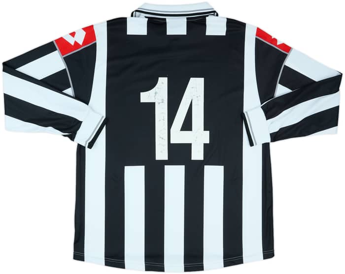 2000-01 Juventus Match Issue Home L/S Shirt #14