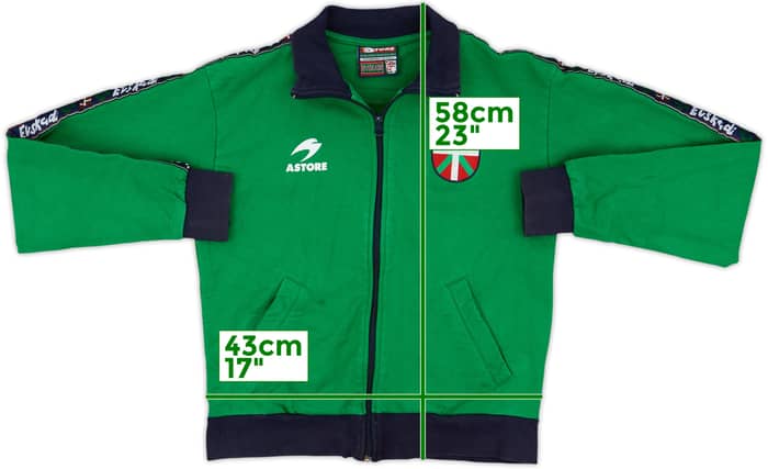 1995-96 Basque Country Astore Track Jacket - 8/10 - (S.Boys)