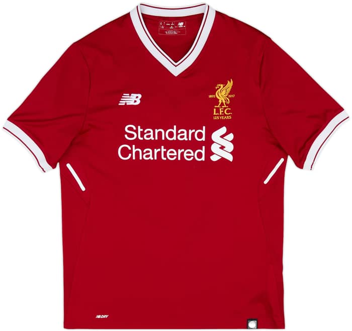 2017-18 Liverpool 125 Years Home Shirt Coutinho #10 - 7/10 - (S)