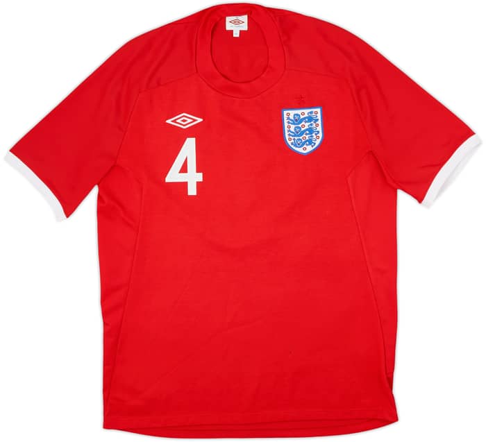 2010-11 England Away Shirt Gerrard #4 - 6/10 - (L)