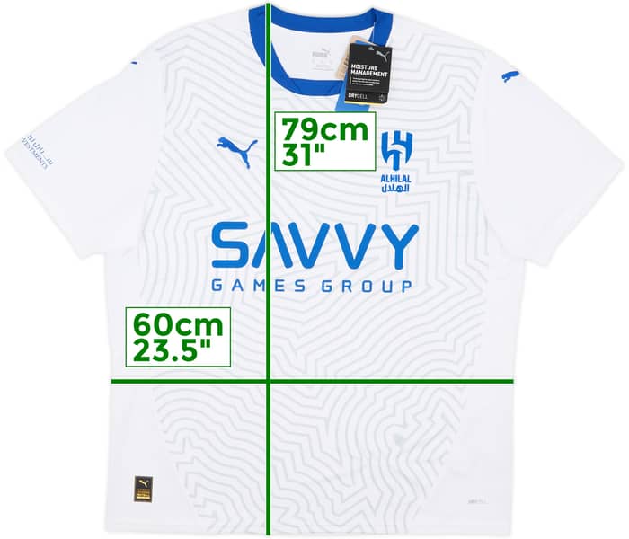 2024-254 Al-Hilal Away Shirt (XL)
