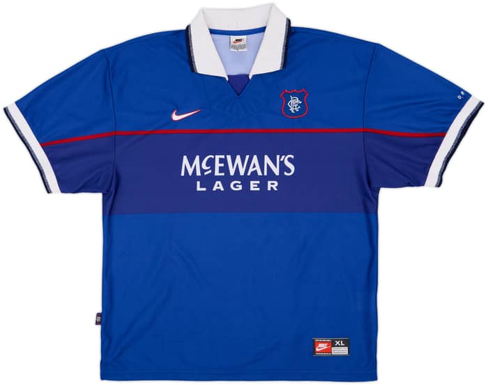 1997-99 Rangers Home Shirt Negri #9 - 9/10 - (XL)