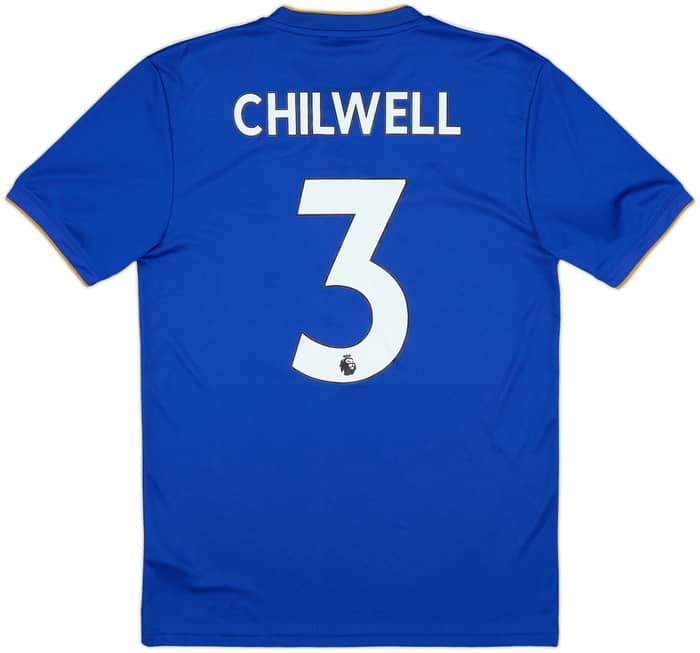 2018-19 Leicester Home Shirt Chilwell #3 (S)