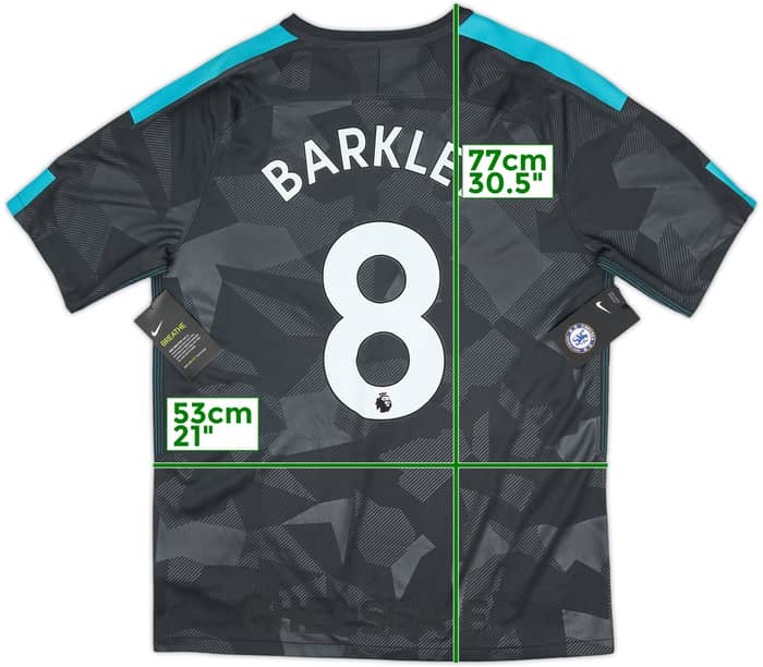 2017-18 Chelsea Third Shirt Barkley #8 (L)