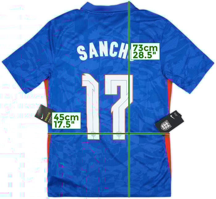 2020-21 England Away Shirt Sancho #17 (S)