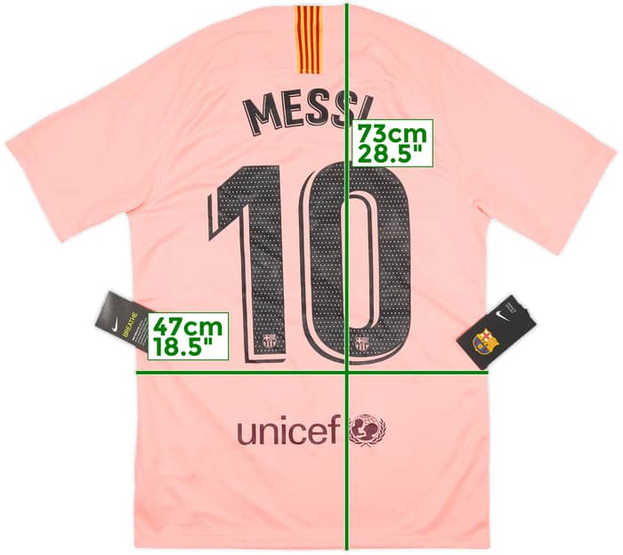 2018-19 Barcelona Third Shirt Messi #10 (S)
