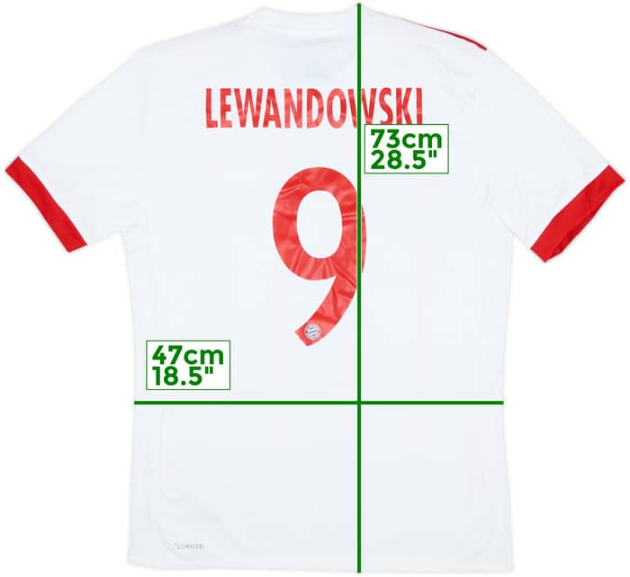 2017-18 Bayern Munich European Third Shirt Lewandowski #9 (S)
