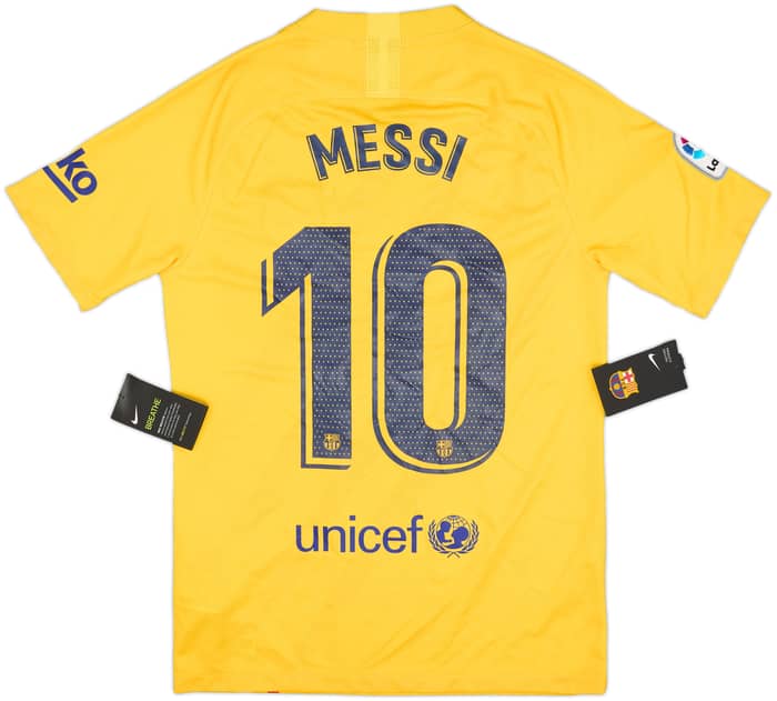 2019-20 Barcelona 'Senyera' Fourth Shirt Messi #10 (S)