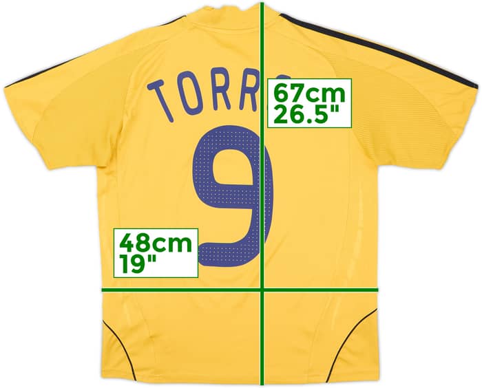 2008-10 Spain Away Shirt Torres #9 - 8/10 - (XL.Boys)