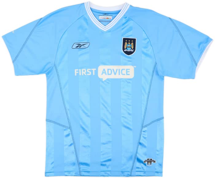 2003-04 Manchester City Home Shirt Anelka #39 - 6/10 - (S)