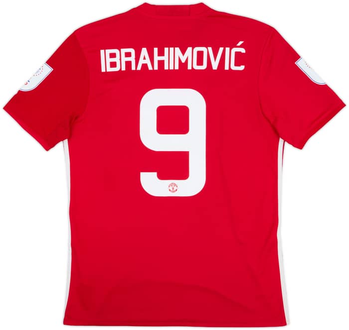 2016-17 Manchester United Home Shirt Ibrahimovic #9 - 5/10 - (M)