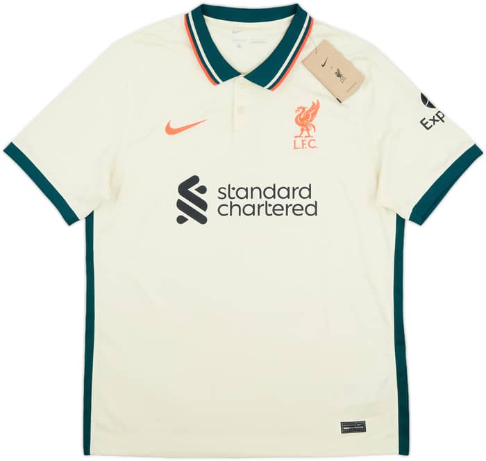 2021-22 Liverpool Away Shirt Virgil #4 (L)