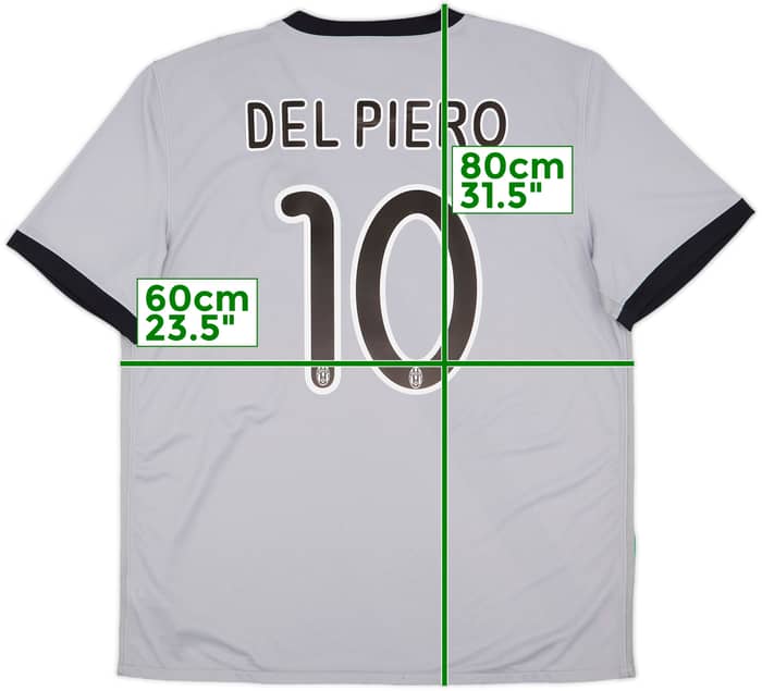 2009-10 Juventus Away Shirt Del Piero #10 (XL)