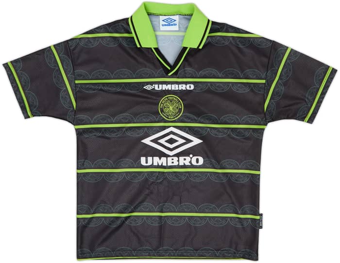 1998-99 Celtic Away Shirt Larsson #7 - 10/10 - (XL.Boys)