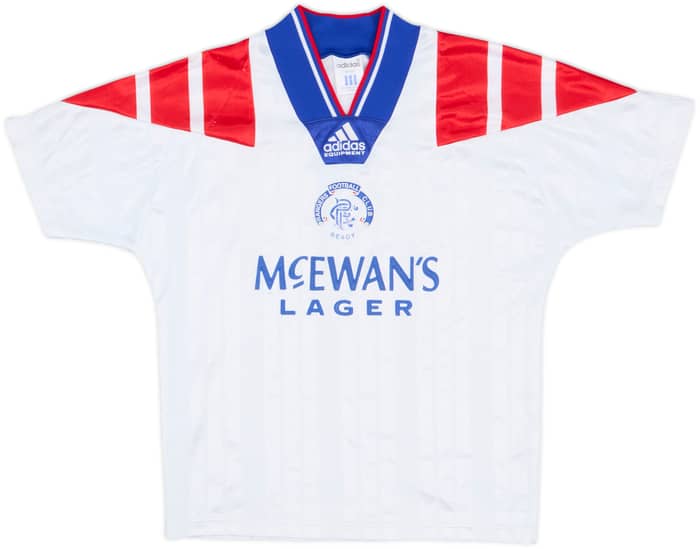 1992-93 Rangers Away Shirt - 8/10 - (M.Boys)