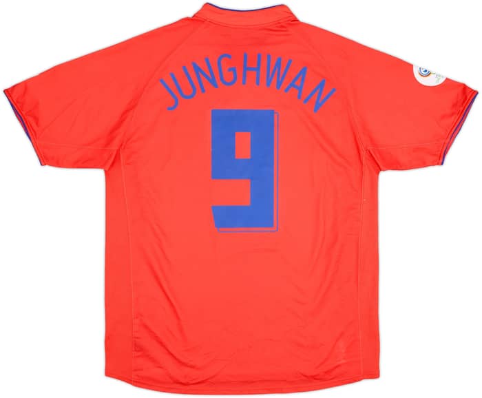 2006-08 South Korea Home Shirt Junghwan #9 - 8/10 - (L)