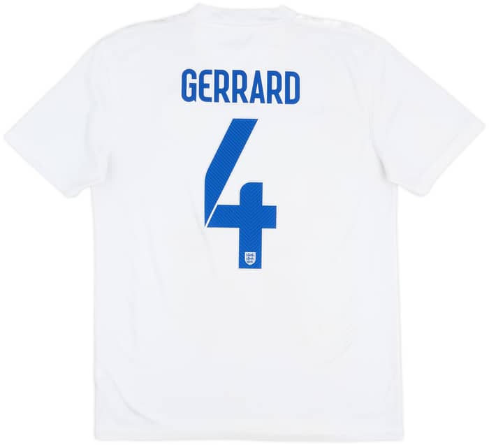 2014-15 England Home Shirt Gerrard #4 - 6/10 - (M)