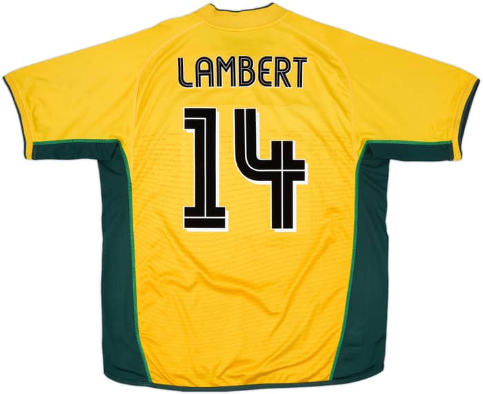 2002-03 Celtic Away Shirt Lambert #14 - 6/10 - (XL)