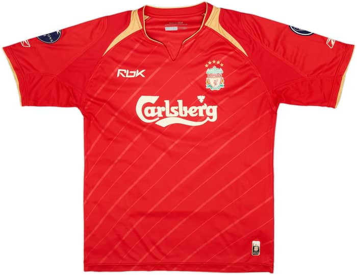 2005-06 Liverpool CL Home Shirt - 5/10 - (M)