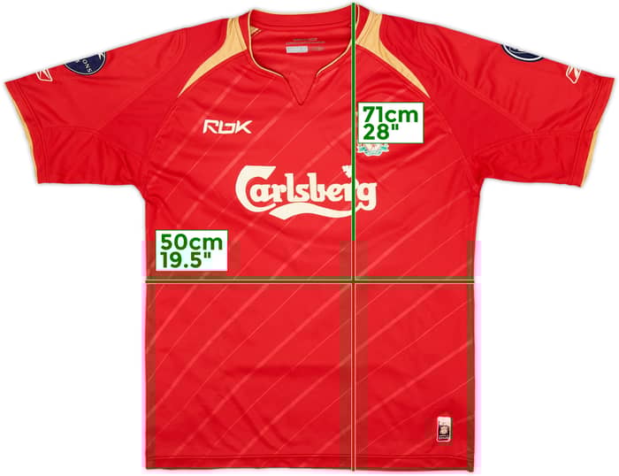 2005-06 Liverpool CL Home Shirt - 5/10 - (M)
