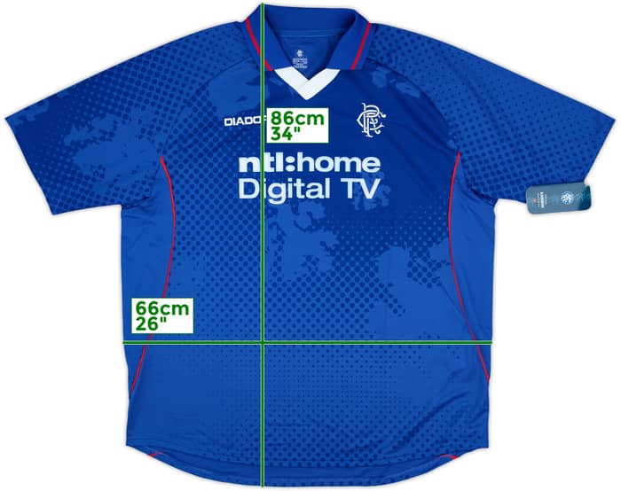 2002-03 Rangers Home Shirt (XXL)