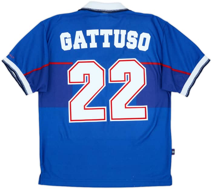 1997-99 Rangers Home Shirt Gattuso #22 - 8/10 - (M)