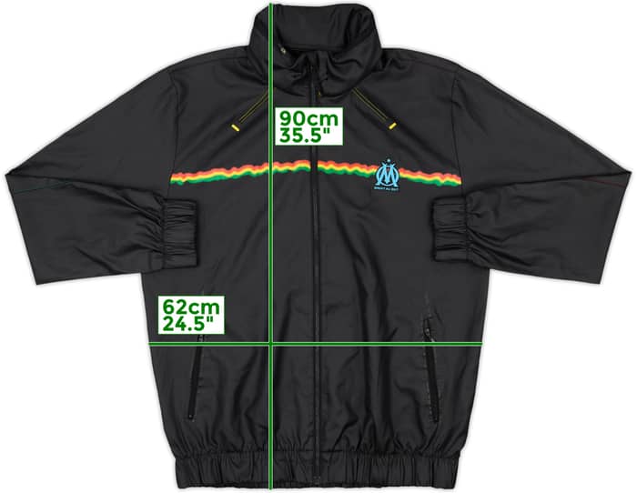 2010-11 Marseille adidas Hooded Track Jacket - 9/10 - (XL)