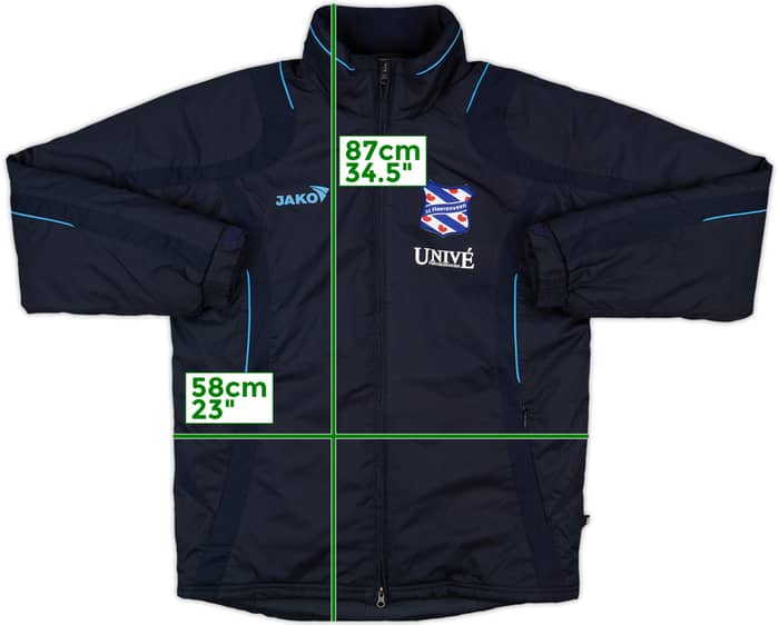 2009-10 Heerenveen Jako Player Issue Padded Bench Coat #89 - 8/10 - (S)
