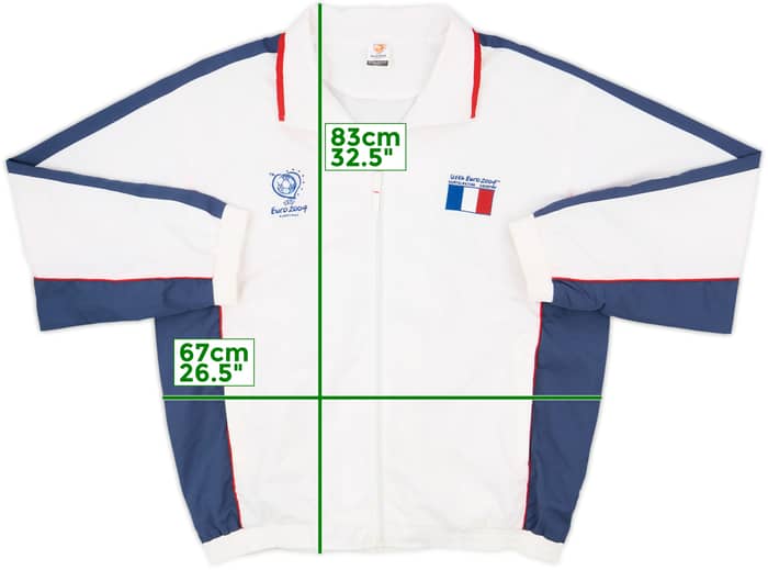 2004 France 'Euro 2004' Track Jacket - 8/10 - (XL)