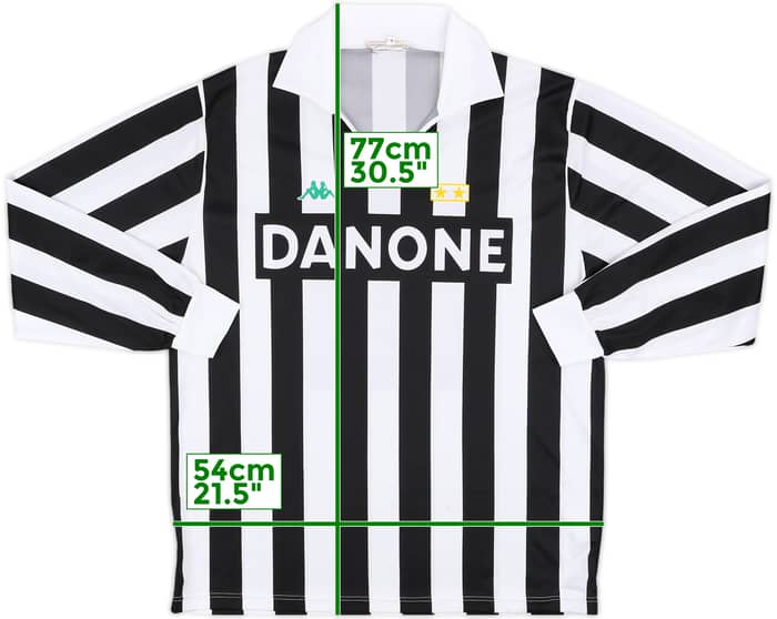 1992-94 Juventus Home L/S Shirt #10 - 7/10 - (L)