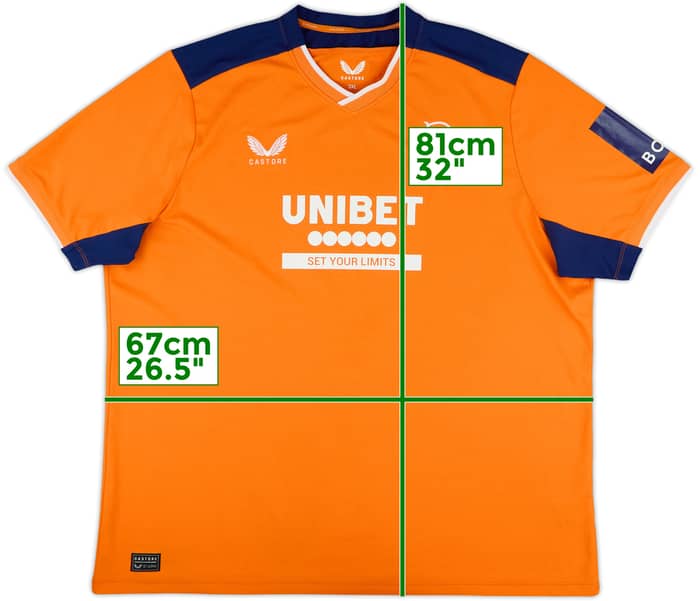 2022-23 Rangers Third Shirt - 9/10 - (3XL)