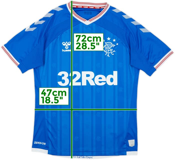 2019-20 Rangers Home Shirt - 8/10 - (L)