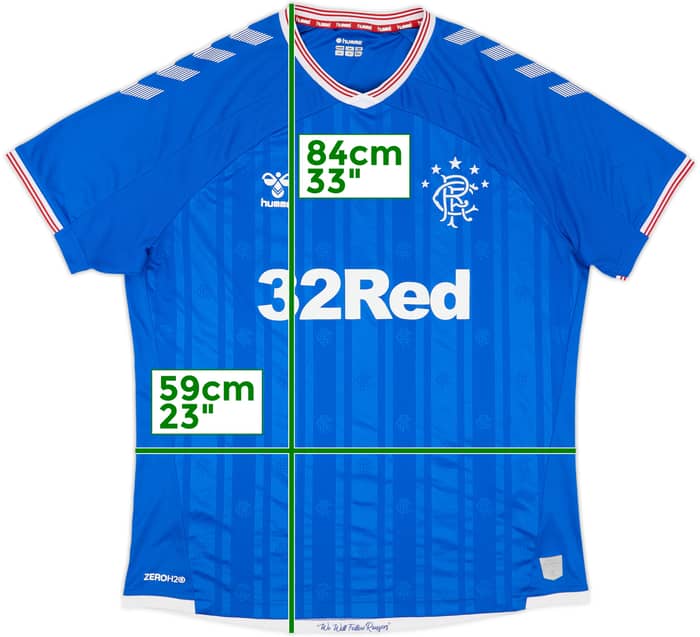 2019-20 Rangers Home Shirt - 8/10 - (XXL)