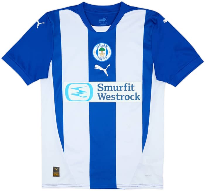 2024-25 Wigan Athletic Home Shirt - 8/10 - (S)