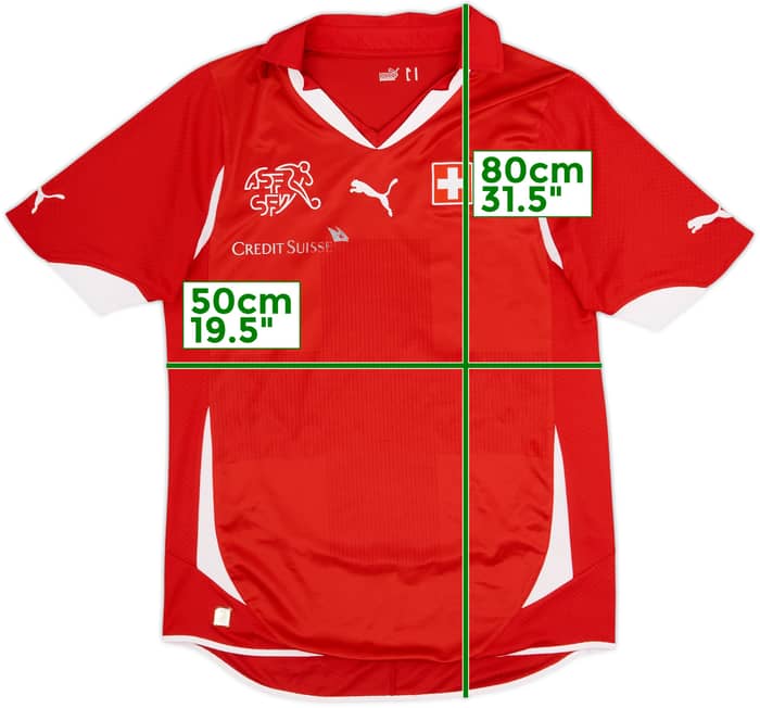 2010-11 Switzerland Home Shirt - 5/10 - (M)