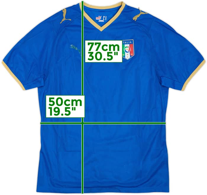 2007-08 Italy Home Shirt - 4/10 - (M)