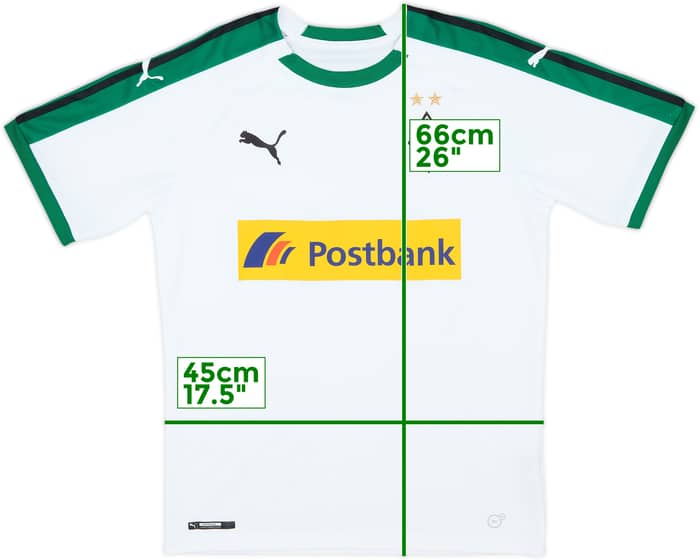 2018-19 Borussia Monchengladbach Home Shirt - 8/10 - (S)