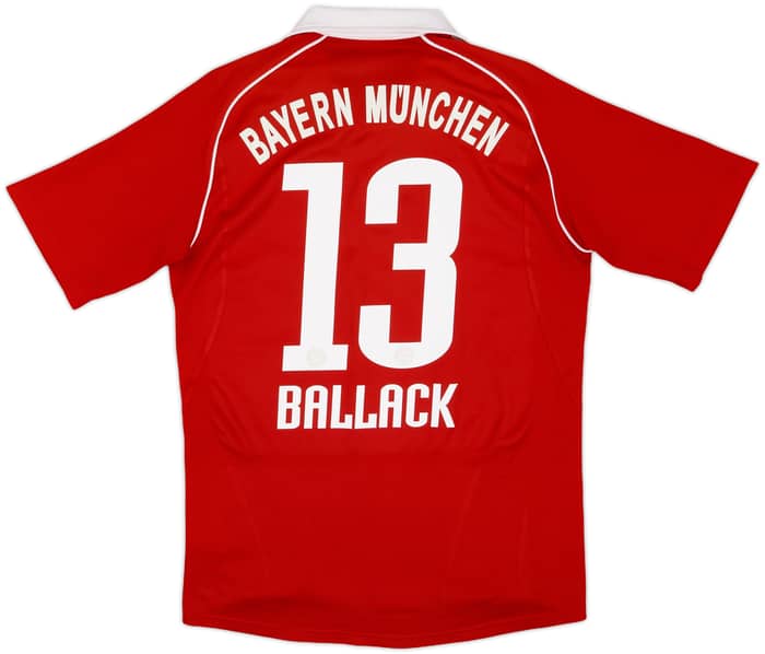 2005-06 Bayern Munich Home Shirt Ballack #13 - 6/10 - (S)