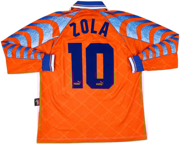 1995-96 Parma Fourth L/S Shirt Zola #10 - 6/10 - (M)