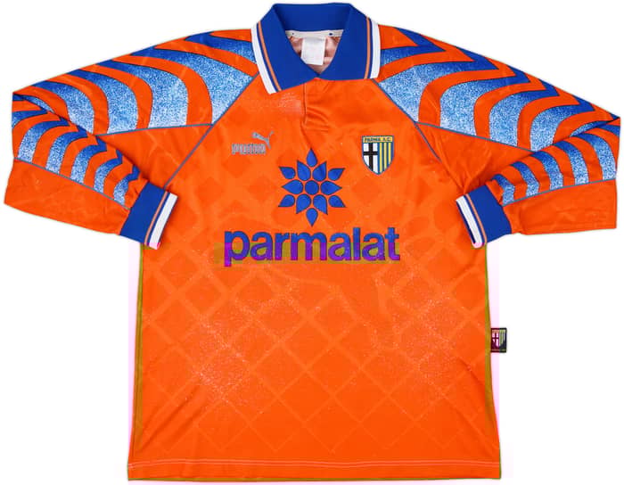 1995-96 Parma Fourth L/S Shirt Zola #10 - 6/10 - (M)