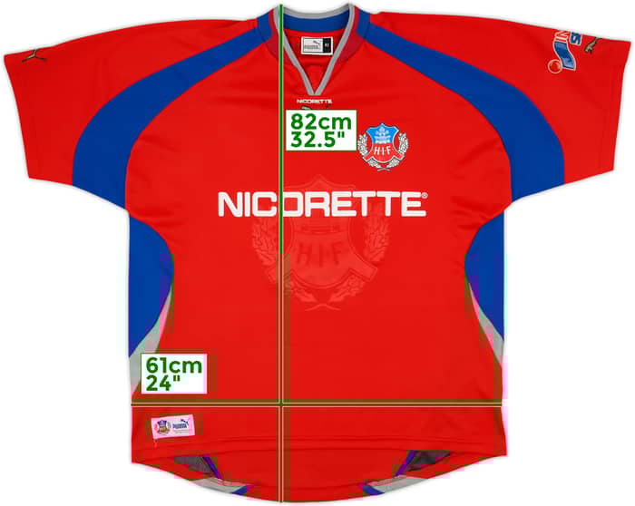 2000 Helsingborgs European Home Shirt - 7/10 - (XL)