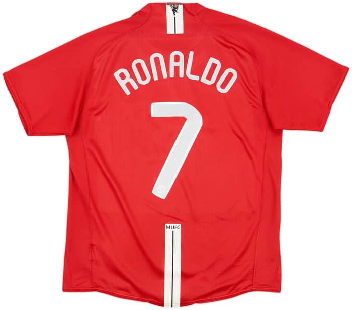 2007-09 Manchester United Home Shirt Ronaldo #7 - 6/10 - (L)