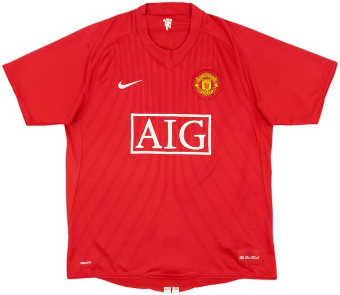 2007-09 Manchester United Home Shirt Ronaldo #7 - 6/10 - (L)