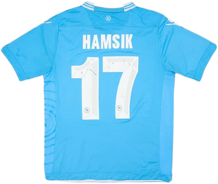 2013-14 Napoli Home Shirt Hamsik #17 - 5/10 - (S)