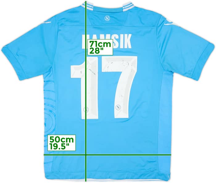 2013-14 Napoli Home Shirt Hamsik #17 - 5/10 - (S)