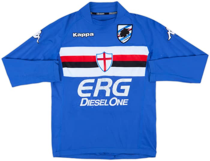 2005-07 Sampdoria Home L/S Shirt - 4/10 - (S)