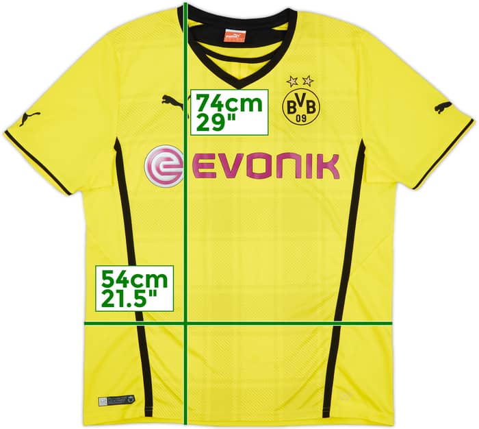 2013-14 Borussia Dortmund Home Shirt - 7/10 - (L)