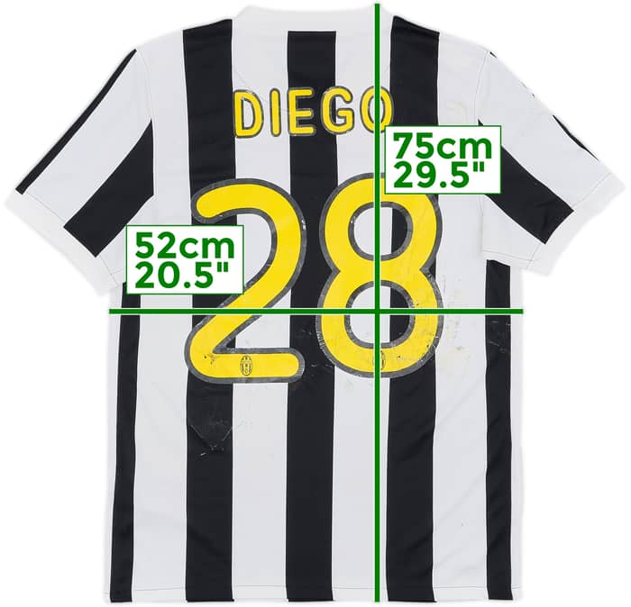 2009-10 Juventus Home Shirt Diego #28 - 4/10 - (S)